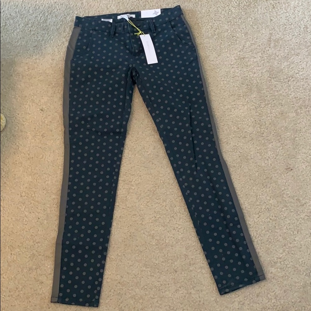 BCBG the jasper skinny polka dot pants